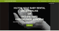 Desktop Screenshot of hiltonheadbabyrental.com